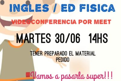 1ro Inglés y Ed. Física